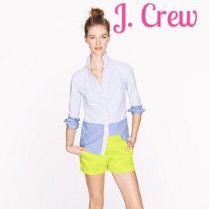 J.crew 3 inch chino shorts | neon yellow